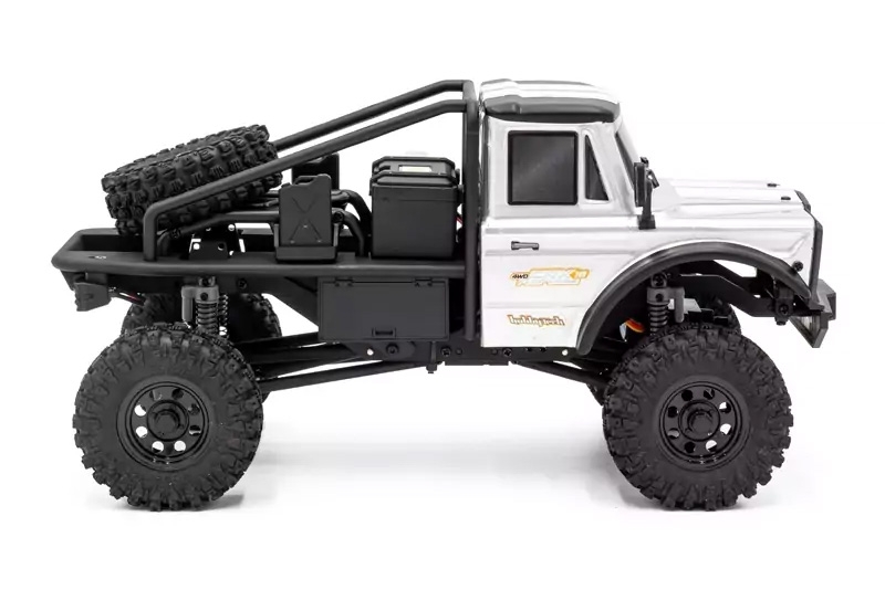 RTR HOBBYTECH CRX18 Truck Trial 1/18, 4wd, Honcho verze, - stříbrný