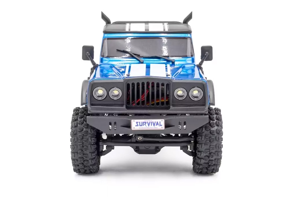 RTR HOBBYTECH CRX18 Truck Trial 1/18, 6x6 - modrá