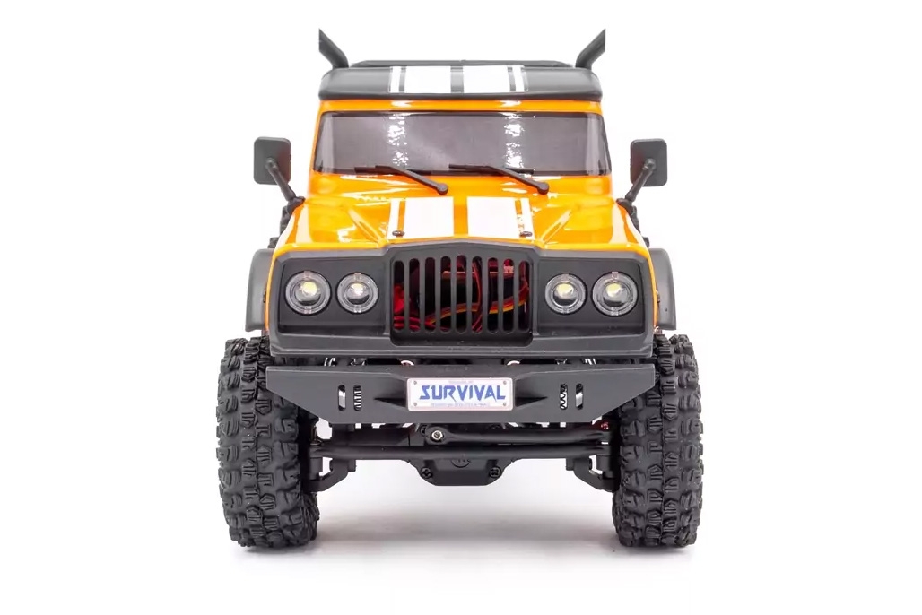 RTR HOBBYTECH CRX18 Truck Trail 1/18, 6x6 - oranžová