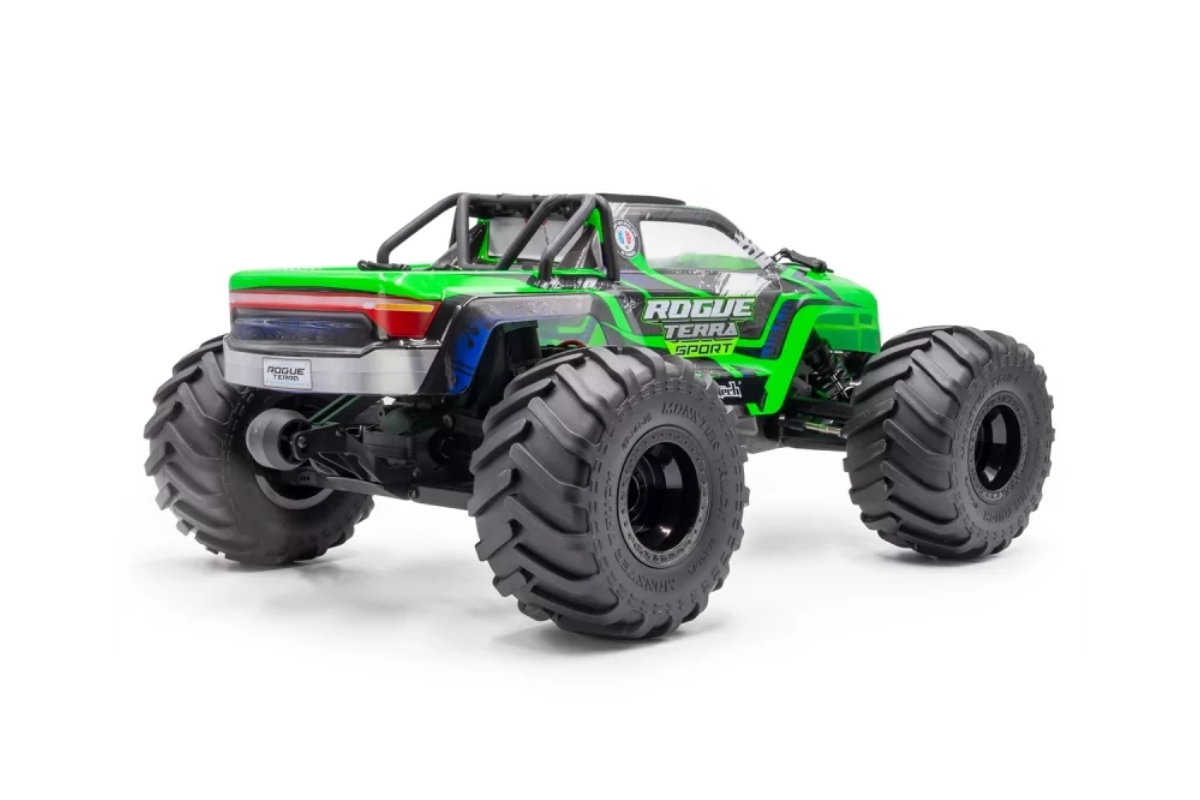 ROGUE TERRA SPORT RTR Brushless Monster Truck 4WD, zelená