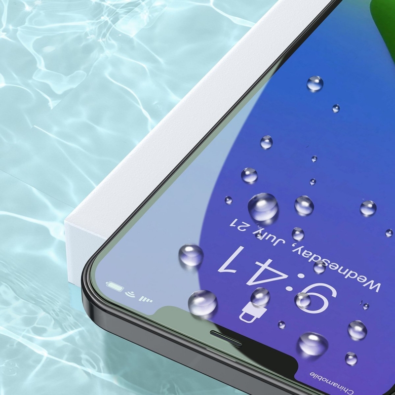 Baseus 0.3mm Anti-Blue Tempered Glass for iPhone 12 / iPhone 12 Pro (2 pcs)