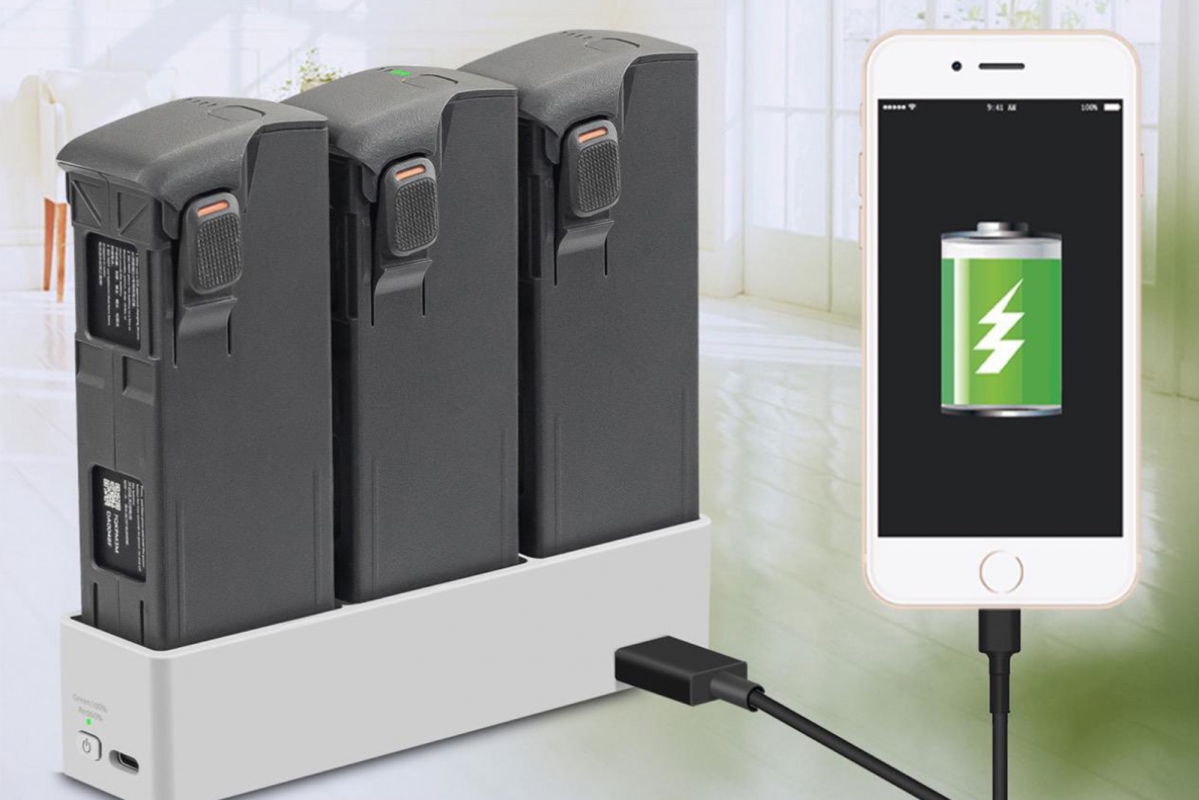 DJI Avata 2 - 3v1 dvoucestný nabíjecí rozbočovač