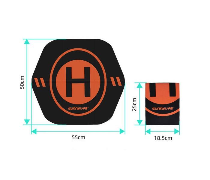 Skládací přistávací plocha pro drony 50cm