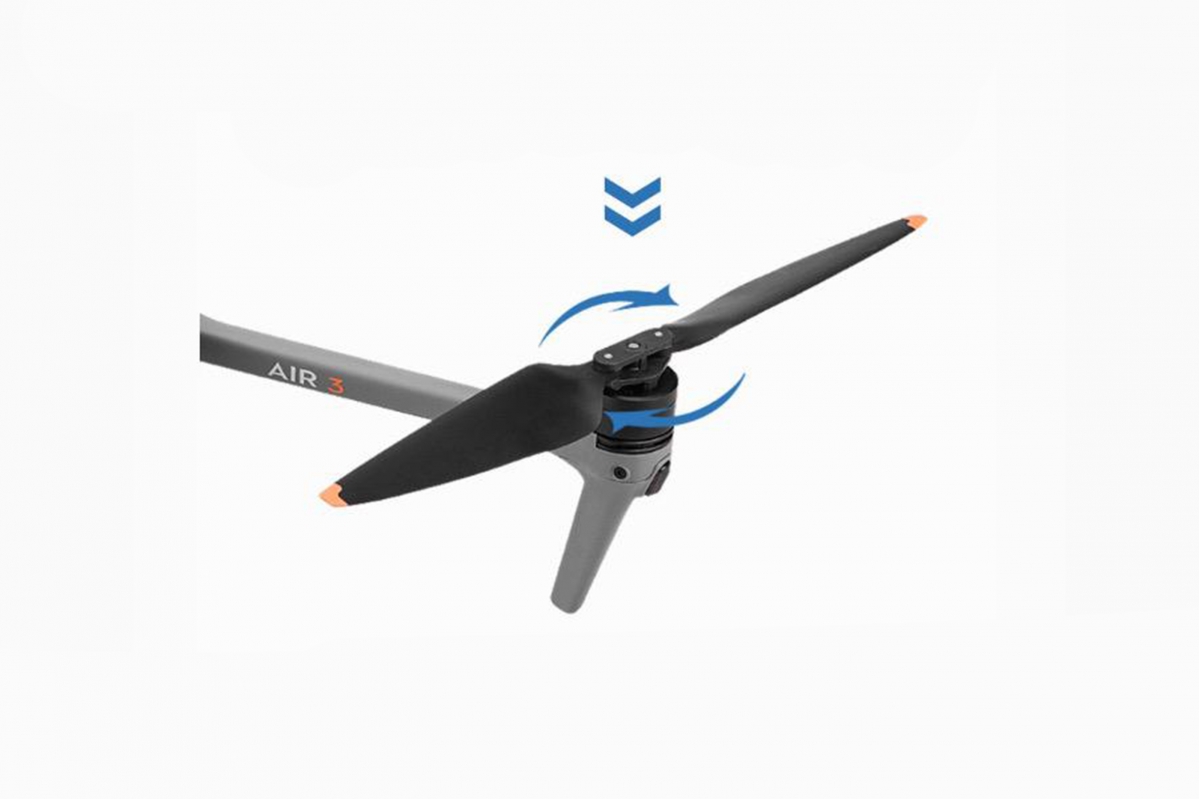 DJI Air 3 / Air 3S - TPU Vrtule (Orange)