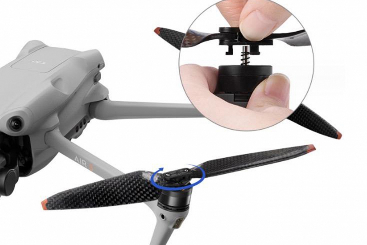 DJI Air 3 / Air 3S - sada karbonových vrtulí (2 páry/4 listy vrtulí)