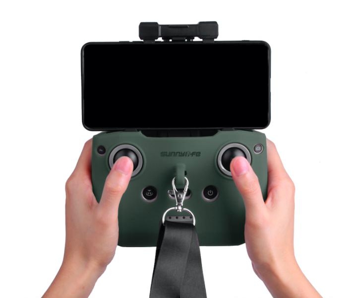 DJI RC-N1 / DJI RC-N2 - Silikonová ochrana + popruh vysílače (Green)