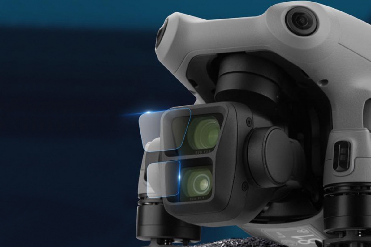 DJI AIR 3 - Skleněná ochrana objektivu (2 ks)