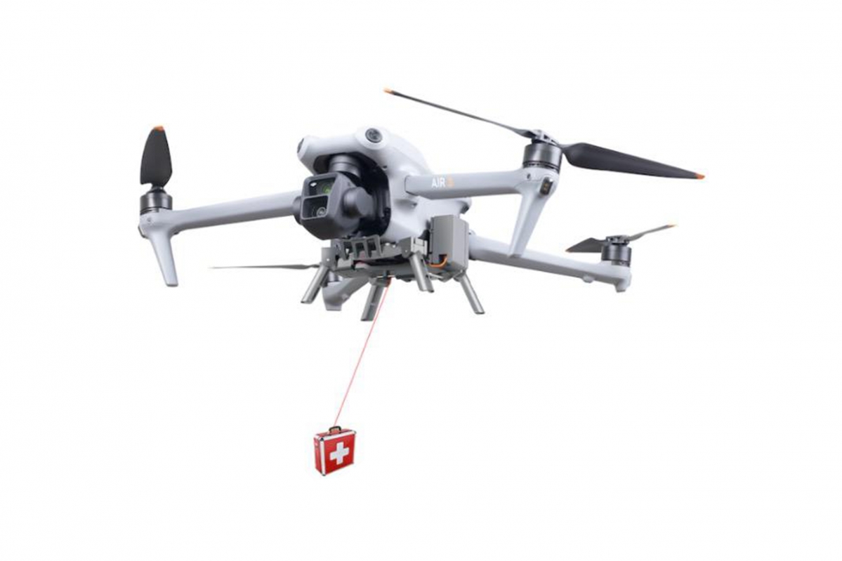 DJI AIR 3 - Závěsný systém a podvozek (vč. baterie)