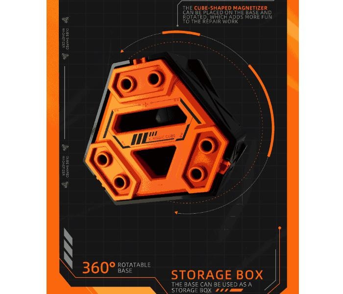 JAKEMY magnetizér / demagnetizér ve tvaru kostky