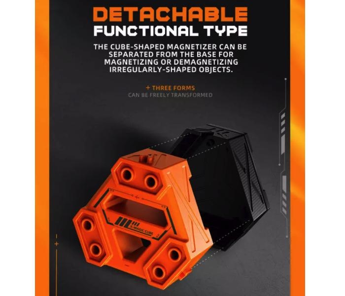 JAKEMY magnetizér / demagnetizér ve tvaru kostky