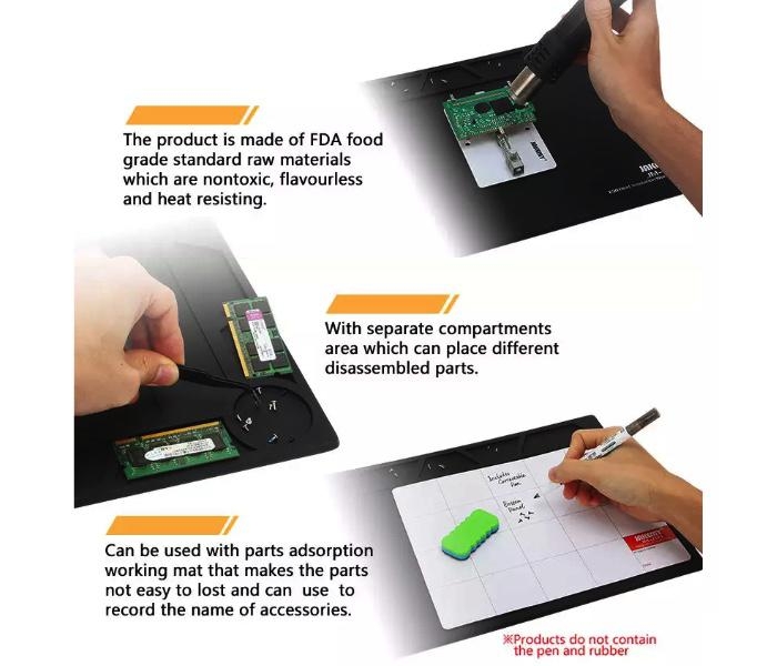 JAKEMY silikonová antistatická pracovní podložka