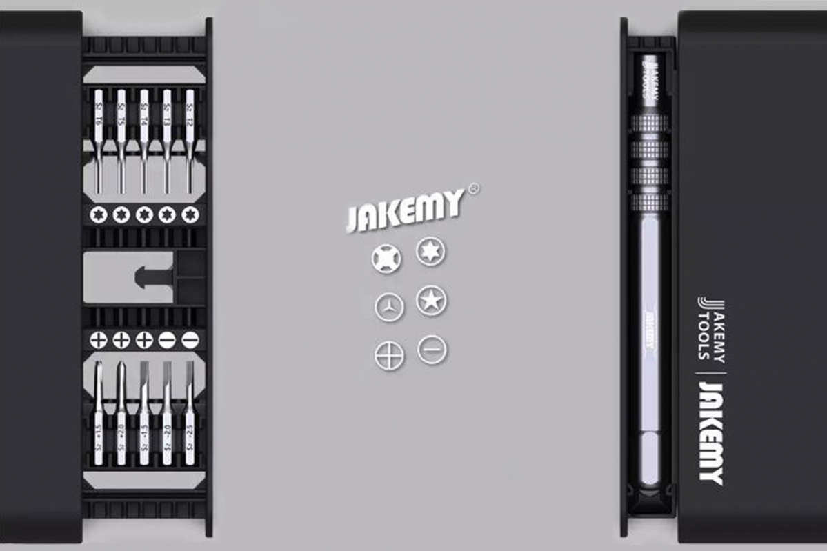 JAKEMY Sada nářadí 21v1 s rukojetí z hliníkové slitiny