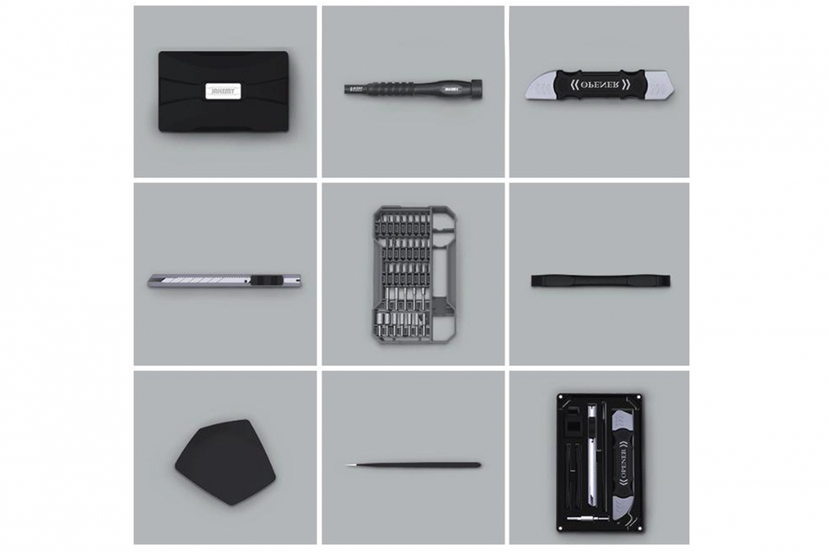 JAKEMY Sada nářadí 69v1 s rukojetí z hliníkové slitiny