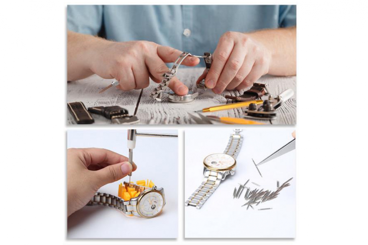Sada nástrojů 149v1 pro upevnění hodinek