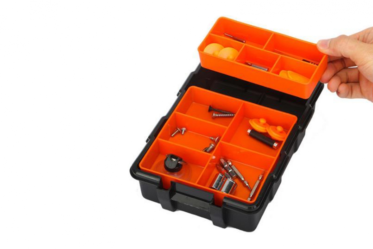 JAKEMY dvouvrstvý úložný box na nářadí a díly