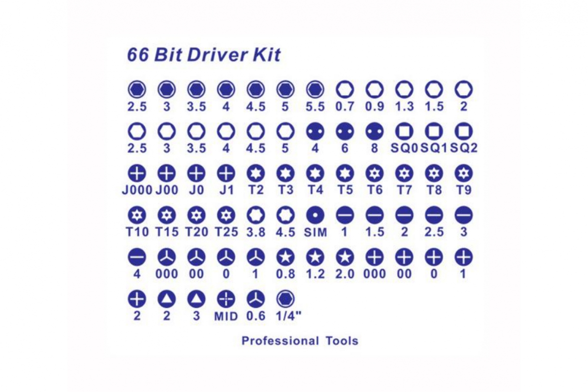 Sada nářadí na šroubovák 69v1 s dřevěným pouzdrem