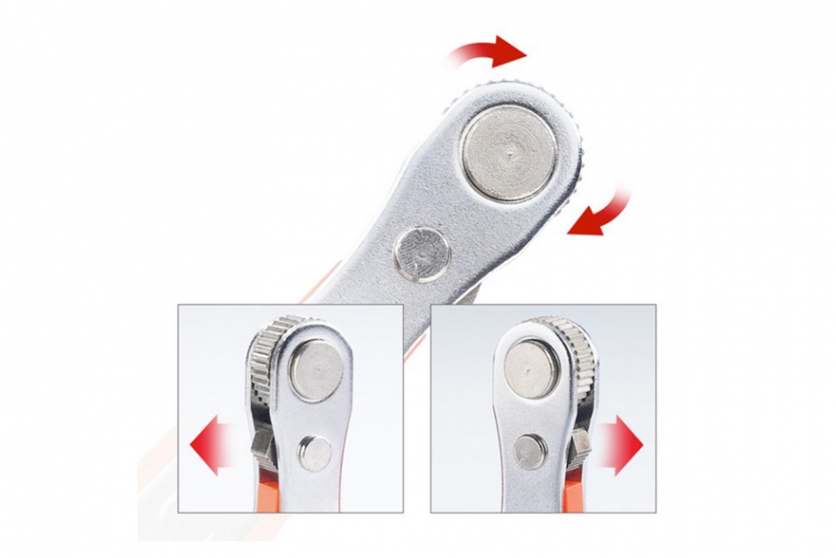 48v1 Dvouvrstvá sada ráčnových šroubováků