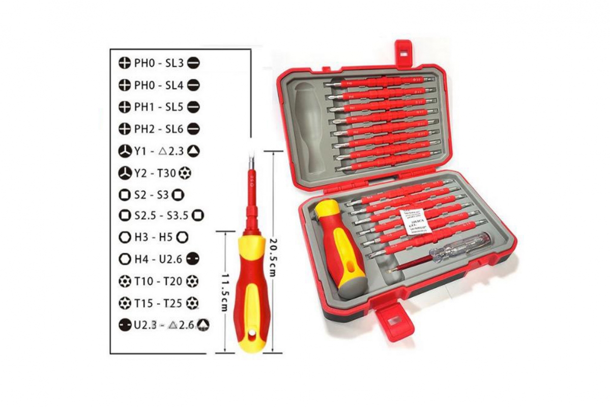 Sada izolovaných šroubováků 29v1