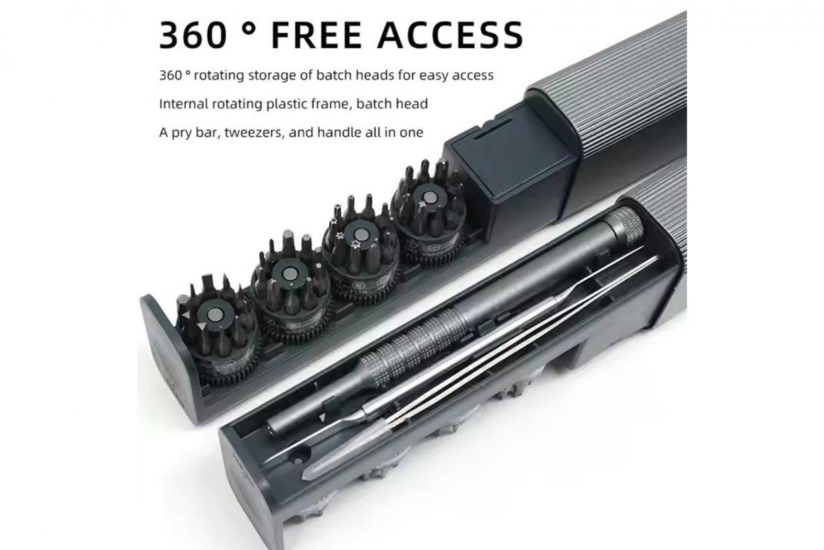 Sada šroubováků 44v1 s pouzdrem z hliníkové slitiny