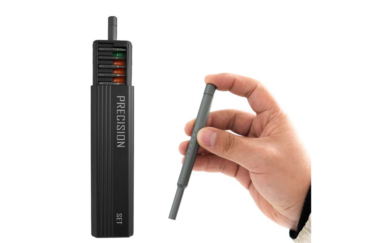 Sada šroubováků 49v1 s pouzdrem z hliníkové slitiny