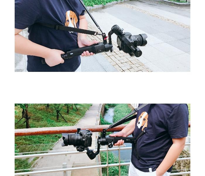 DJI Ronin-S/SC/ RS/RSC 2 - Popruh na krk pro DJI Ronin-S + adaptér z hliníkové slitiny