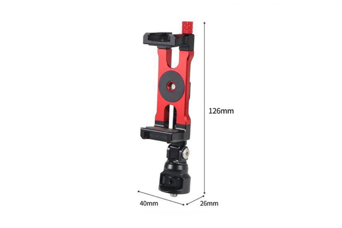 DJI RS 4 / RS 4 Pro / RS 3 / RS 3 Pro - Držák na smartphone (Red)