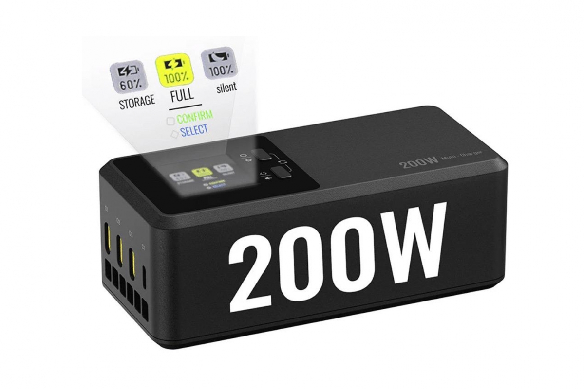 DJI Matrice 4 DJI Matrice 4 T / Matrice 4E - 200W nabíječka baterií s režimem 60% úložiště