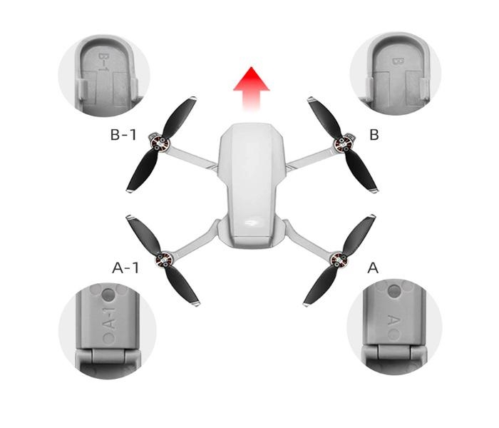 MAVIC MINI - Skládací zvýšené přistávací nohy