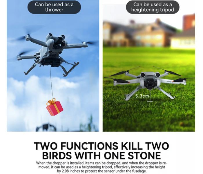 DJI MINI 3 Pro / Mini 3 - Závěsný systém a podvozek (vč. Aku)