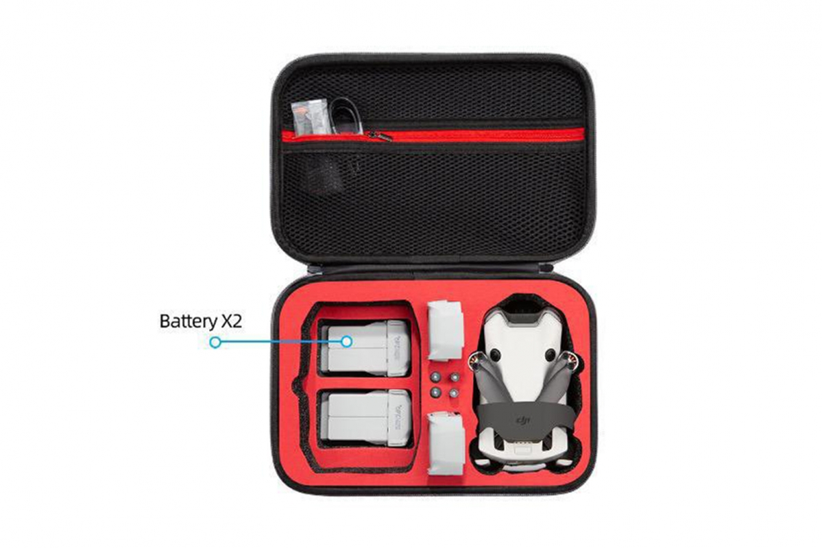 DJI Mini 4 Pro - přepravní pouzdro (Black/Red)