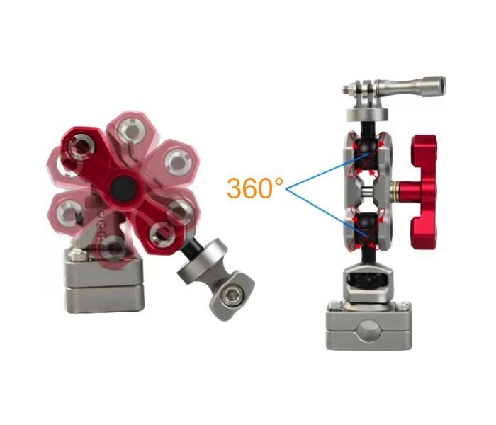 Držák na sedačku z hliníkové slitiny (krátký)