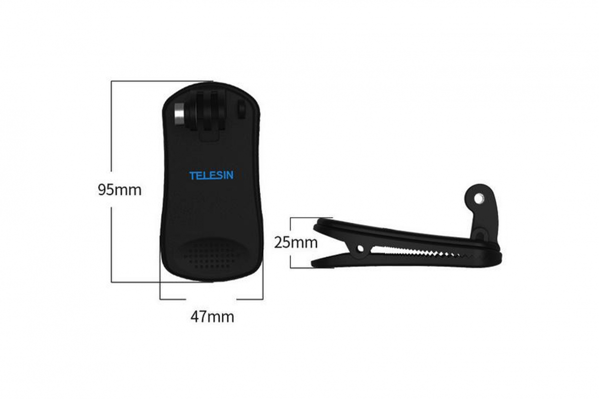 TELESIN - držák na batoh pro akční kamery