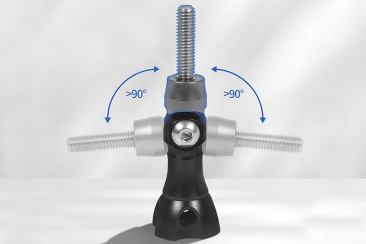 Skládací šroub z hliníkové slitiny M5*18 (černý)