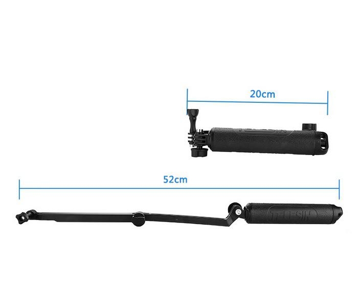 TELESIN - Multifunkční skládací třícestná selfie tyč