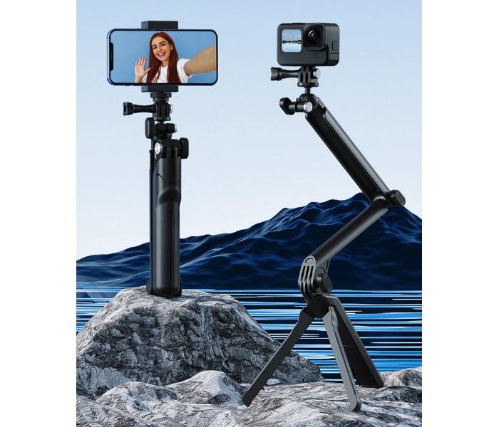 TELESIN - vylepšený multifunkční skládací třícestný stativ