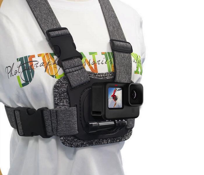 Nastavitelný vylepšený hrudní pás pro akční kamery