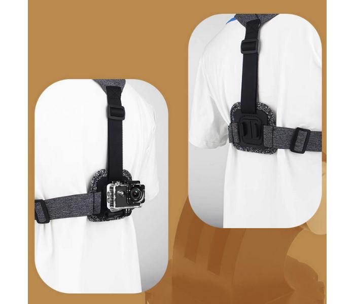 Nastavitelný vylepšený hrudní pás pro akční kamery