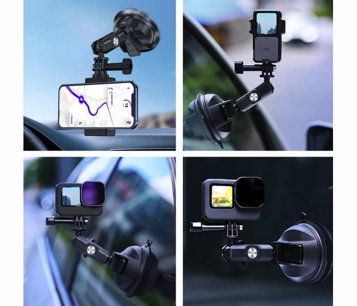 TELESIN - Otočná držák 360° + držák na smartphone