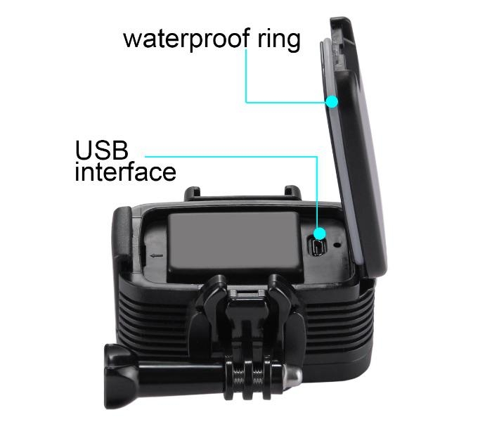 PULUZ - Podvodní LED osvětlení pro DJI Osmo série a GoPro