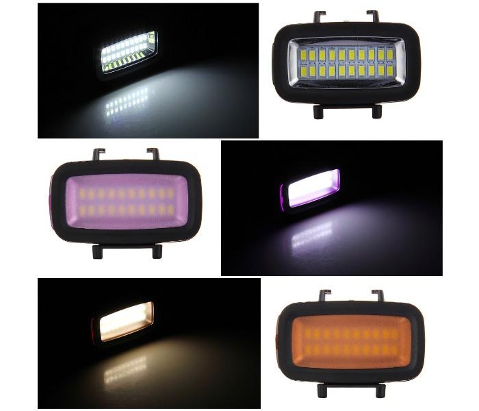 PULUZ - Podvodní LED osvětlení pro DJI Osmo série a GoPro