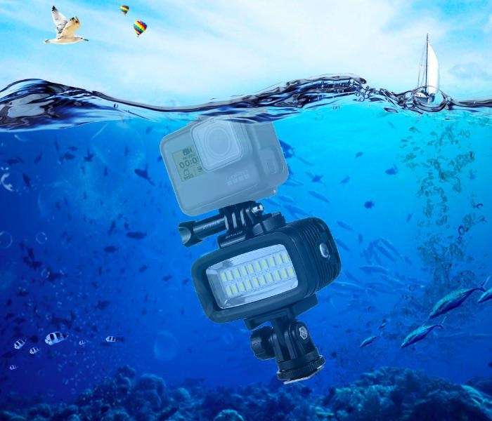 PULUZ - Podvodní LED osvětlení pro DJI Osmo série a GoPro