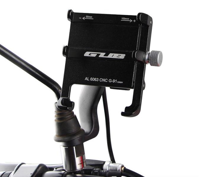 Držák na chytrý telefon z hliníkové slitiny s nabíječkou 12-48 V (typ 1)