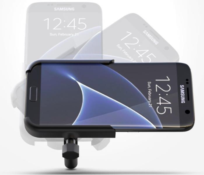 Držák pro chytrý telefon z hliníkové slitiny na kolo (černý)