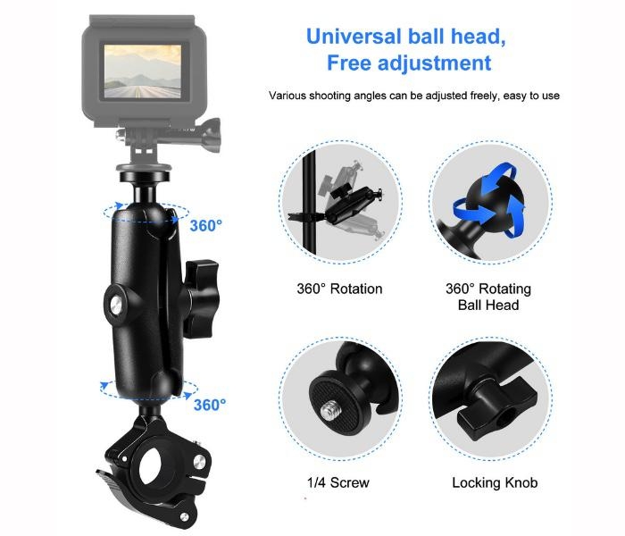 Rychloupínací držák na motorku