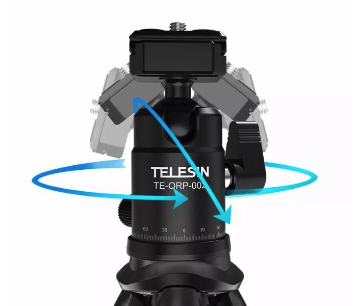 TELESIN - MINI víceúhlový rotační adaptér