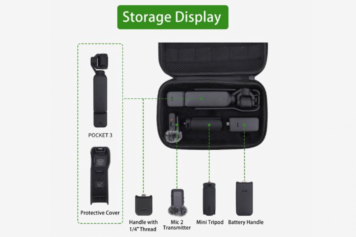 DJI Osmo Pocket 3 - EVA přepravní pouzdro (Grey)