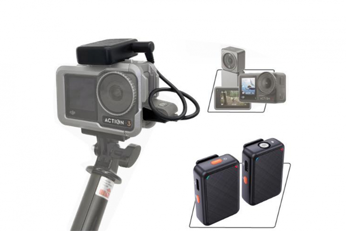 DJI Osmo Action 3/4 - 2,4G bezdrátový mikrofon (vč. Aku)