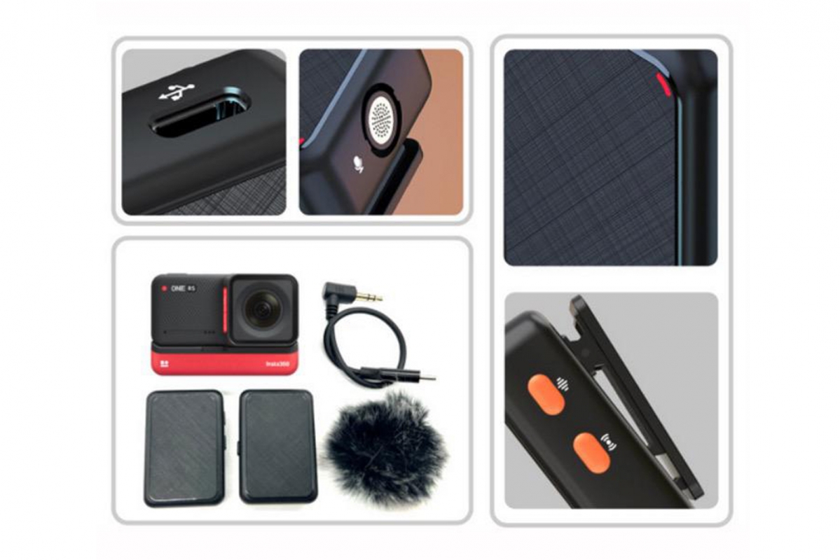 Insta360 ONE RS - 2v1 2,4G bezdrátový mikrofon (vč. baterie)