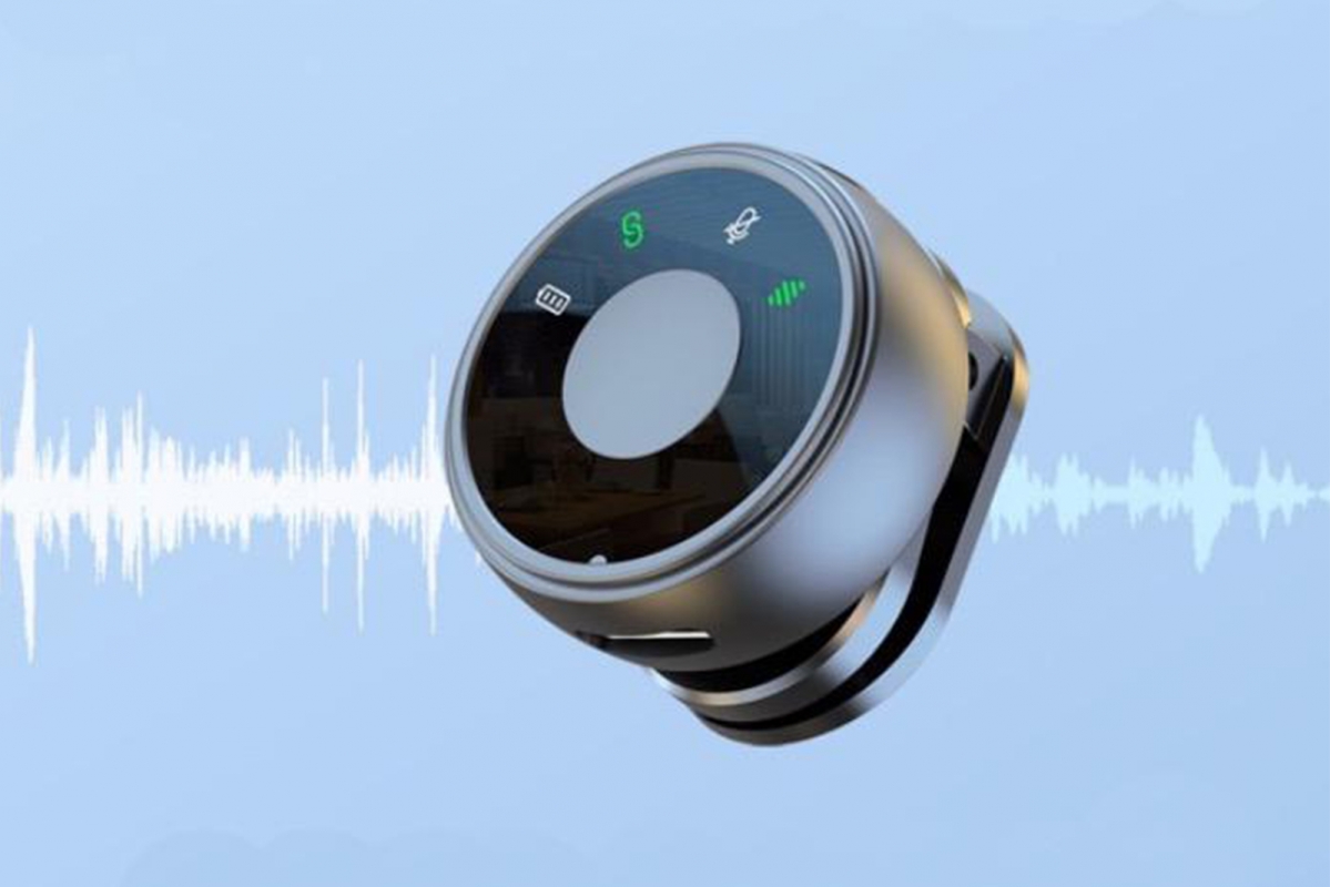 2v1 Type-C všesměrový magnetický 2,4GHz bezdrátový klopový mikrofon (vč Aku)