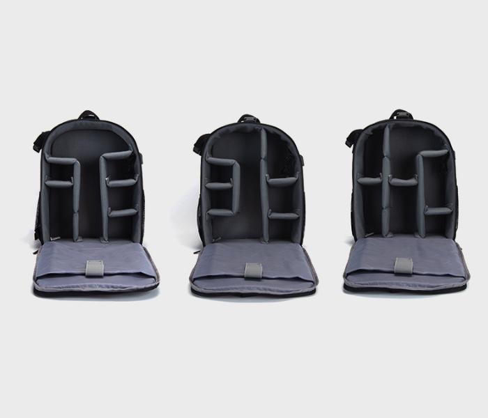 Rozměrný batoh s vozíkem na fotoaparát